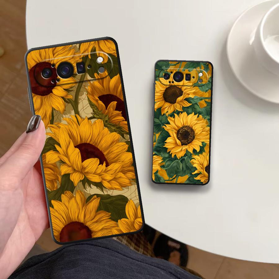 Google Pixel 8A - 해바라기 바다 푼다 폰 커버 케이스