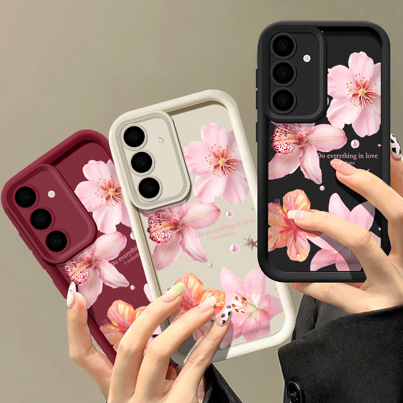 핑크 꽃무늬 폰 케이스 삼성 갤럭시 A57 A37 A1 - Samsung Galaxy A55 리뷰 및 가격