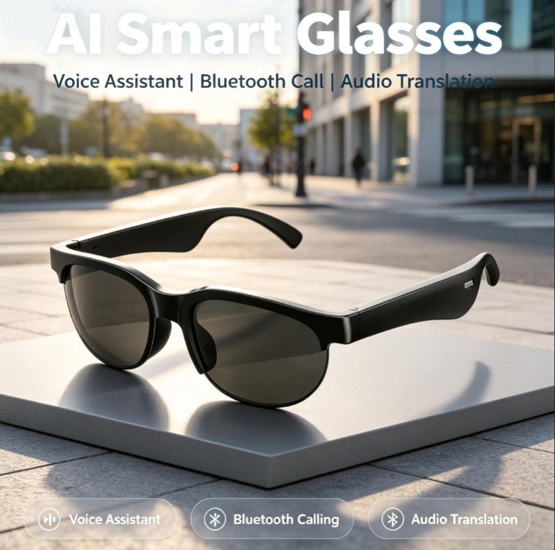 스마트 블루투스 안경 TAC 편광 선글라스 무선 음악  - Smart Glasses Lens 리뷰 및 가격